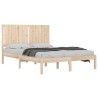 Cadre de lit sans matelas 140x200 cm bois massif de pin 