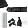 Tente de toit anti-UV pour voiture, abri de voiture portable, ombre la