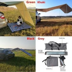 Tente de toit anti-UV pour voiture, abri de voiture portable, ombre la