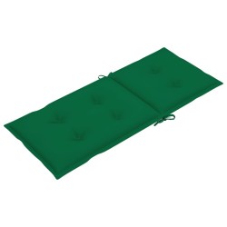 Chaise à bascule avec coussin Bambou 