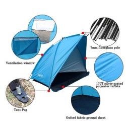 Tente pare-soleil pour sports de plein air, pêche, pique-nique, plage,