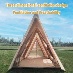 Tente de Camping Gonflable Triangulaire, Installation Facile, 4 Saison