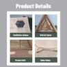 Tente de Camping Gonflable Triangulaire, Installation Facile, 4 Saison