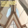 Tente de Camping Gonflable Triangulaire, Installation Facile, 4 Saison