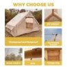 Tente de Camping Gonflable Triangulaire, Installation Facile, 4 Saison