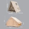 Tente de Camping Gonflable Triangulaire, Installation Facile, 4 Saison