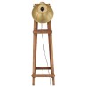Lampadaires 3 pcs Laiton E27 Bois de manguier massif 