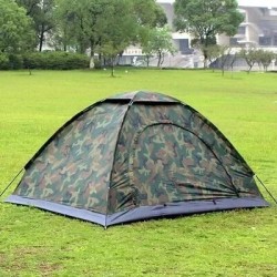 Tente de camping portable pour 4 personnes, imperméable, anti-UV, plag