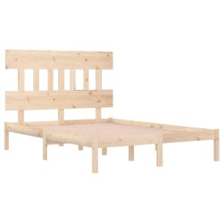 Cadre de lit sans matelas 180x200 cm bois massif 