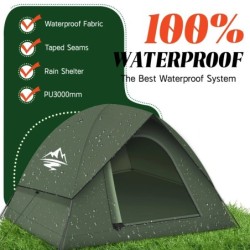 Tente de Camping pliante extérieure Portable, tente de voyage pour plu