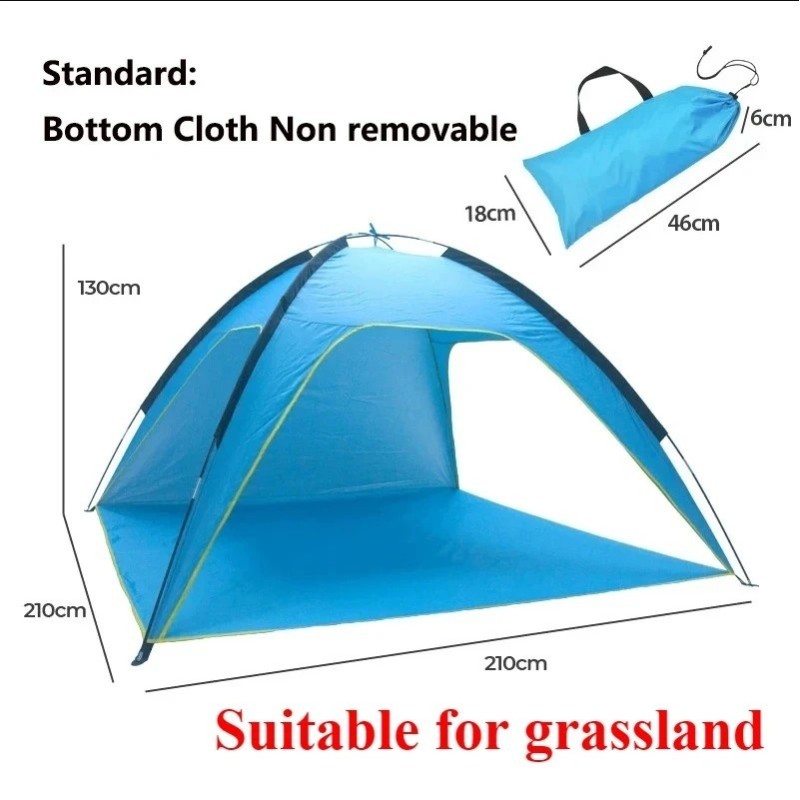 Tente de plage Portable, protection UV extérieure légère, camping, pêc Tente de plage Portable, protection UV extérieure légère, camping, pêc