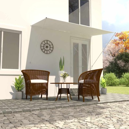 Auvent rétractable 250x150 cm Crème 