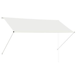 Auvent rétractable 250x150 cm Crème 