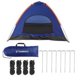 TOMSHOO – tente de Camping légère pour 3 à 4 personnes, tente de rando