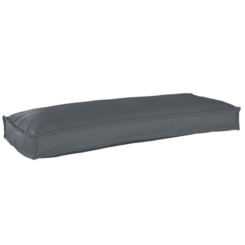 Coussins de palette pour banc 2 pcs Anthracite 100x40x8 cm en tissu Oxford 