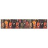 Tapis de cuisine lavable impression cuillère épices 60x300 cm 