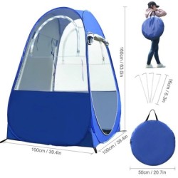 Tente de pêche extérieure Portable tente de protection UV tente simple
