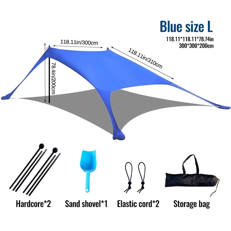 Vente chaude Portable Lycra plage auvent tente Protection UV parasol i Vente chaude Portable Lycra plage auvent tente Protection UV parasol i