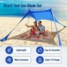 Vente chaude Portable Lycra plage auvent tente Protection UV parasol i