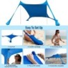Vente chaude Portable Lycra plage auvent tente Protection UV parasol i