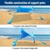 Vente chaude Portable Lycra plage auvent tente Protection UV parasol i