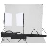 Kit de studio photo avec éclairage et toile de fond 