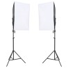 Kit de studio photo avec éclairage et toile de fond 