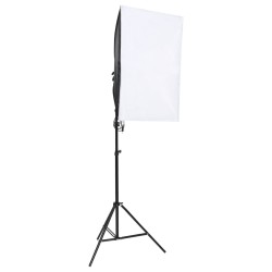 Kit de studio photo avec éclairage et toile de fond 