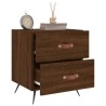 Tables de chevet 2 pcs chêne marron 40x35x47,5 cm 