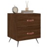Tables de chevet 2 pcs chêne marron 40x35x47,5 cm 