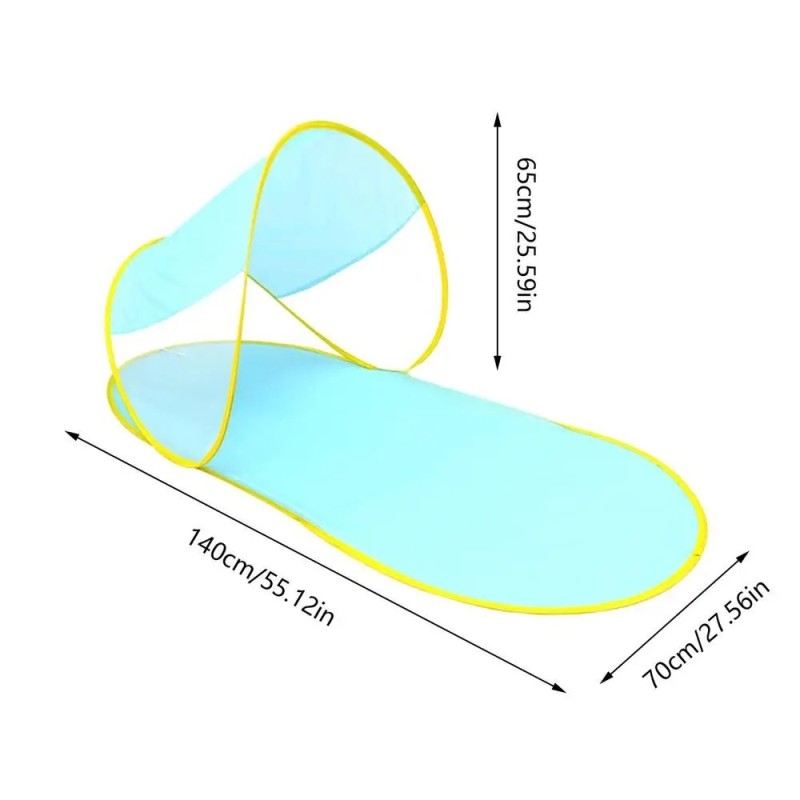 Tente de plage Pop-Up, pare-soleil pliable, coupe-vent, Protection UV,