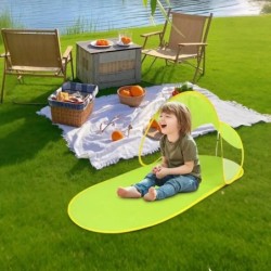Tente de plage Pop-Up, pare-soleil pliable, coupe-vent, Protection UV,