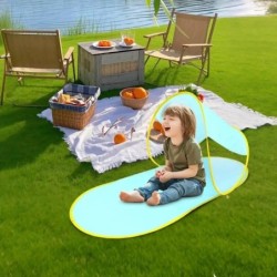 Tente de plage Pop-Up, pare-soleil pliable, coupe-vent, Protection UV,