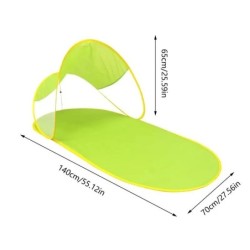 Tente de plage Pop-Up, pare-soleil pliable, coupe-vent, Protection UV,
