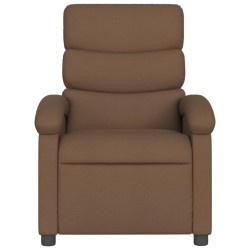 Fauteuil inclinable Marron Tissu 