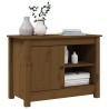 Meuble TV Marron miel 70x36,5x52 cm Bois de pin massif 