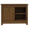 Meuble TV Marron miel 70x36,5x52 cm Bois de pin massif 