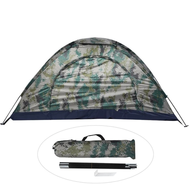 Tente d'extérieur pour une personne, tissu Oxford, imperméable, coupe- Tente d'extérieur pour une personne, tissu Oxford, imperméable, coupe-