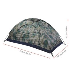 Tente d'extérieur pour une personne, tissu Oxford, imperméable, coupe-