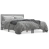 Cadre de lit sans matelas sonoma gris 140x200 cm 