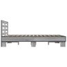 Cadre de lit sans matelas sonoma gris 140x200 cm 