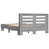 Cadre de lit sans matelas sonoma gris 140x200 cm 