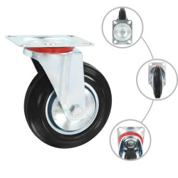 32 pcs Roulettes pivotantes 160 mm 