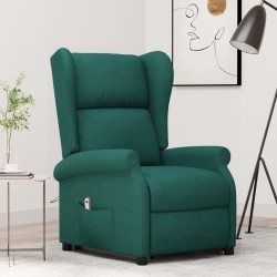 Fauteuil Vert foncé Tissu 