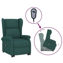 Fauteuil Vert foncé Tissu 