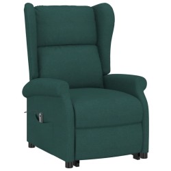 Fauteuil Vert foncé Tissu 