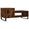 Table basse Chêne fumé 100x50x45 cm Bois d'ingénierie 