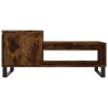 Table basse Chêne fumé 100x50x45 cm Bois d'ingénierie 