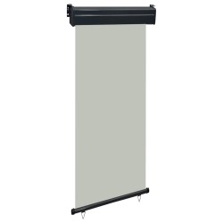 Auvent latéral de balcon 85x250 cm Gris 