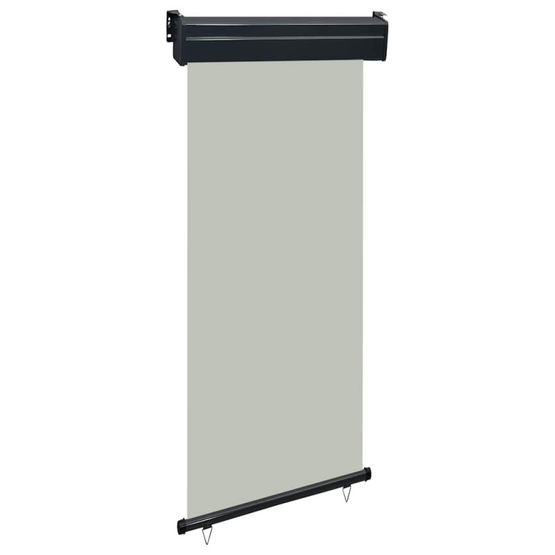 Auvent latéral de balcon 85x250 cm Gris 